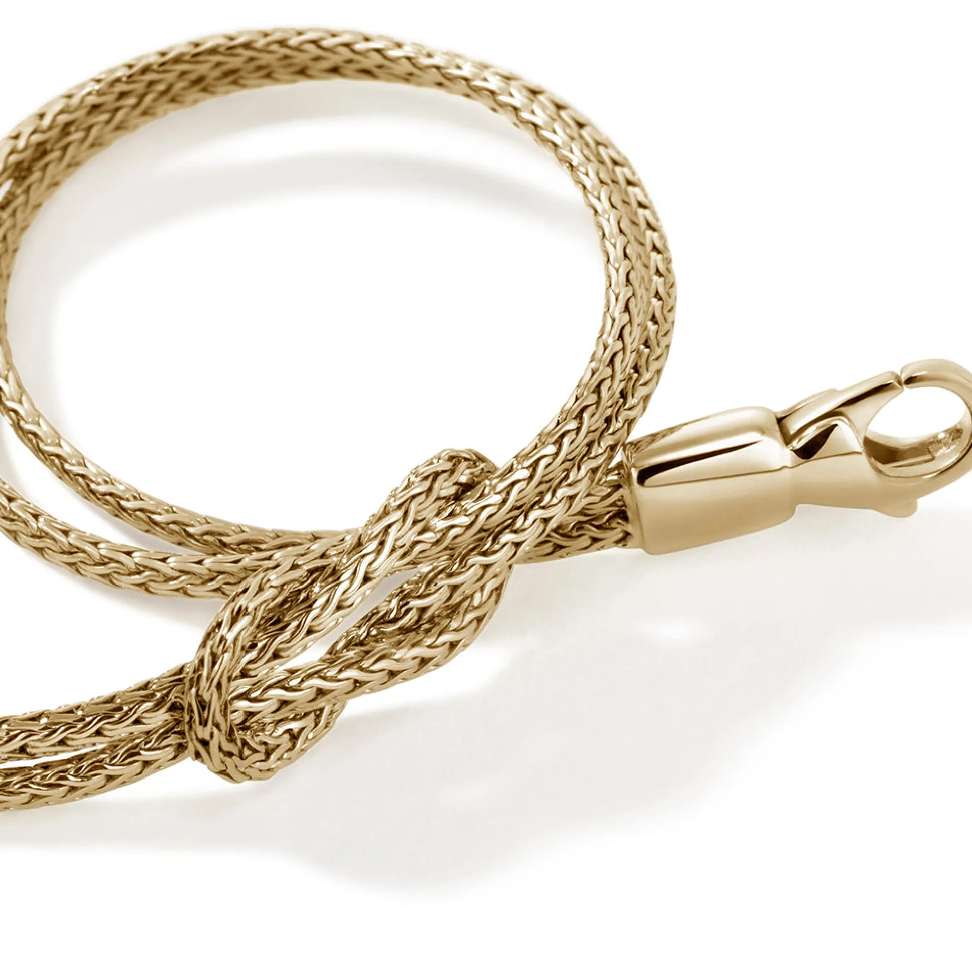 Men John Hardy Chains^Love Knot Bracelet, Gold, Silver, 1.8Mm