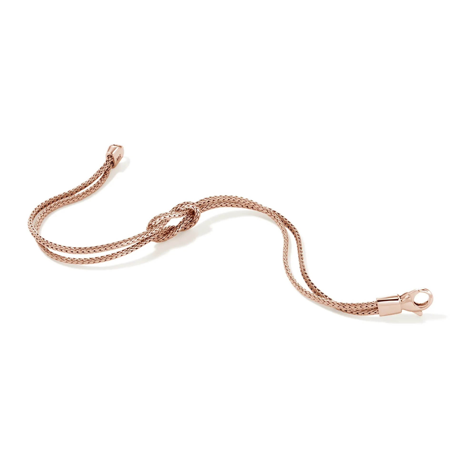 Men John Hardy Chains^Love Knot Bracelet, Gold, Silver, 1.8Mm