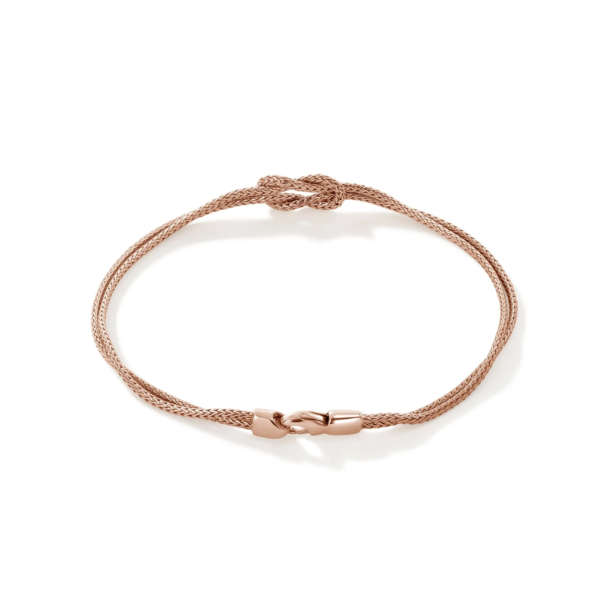 Men John Hardy Chains^Love Knot Bracelet, Gold, Silver, 1.8Mm