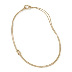 Women John Hardy Layering^Love Knot Convertable Necklace, Gold, 1.8Mm