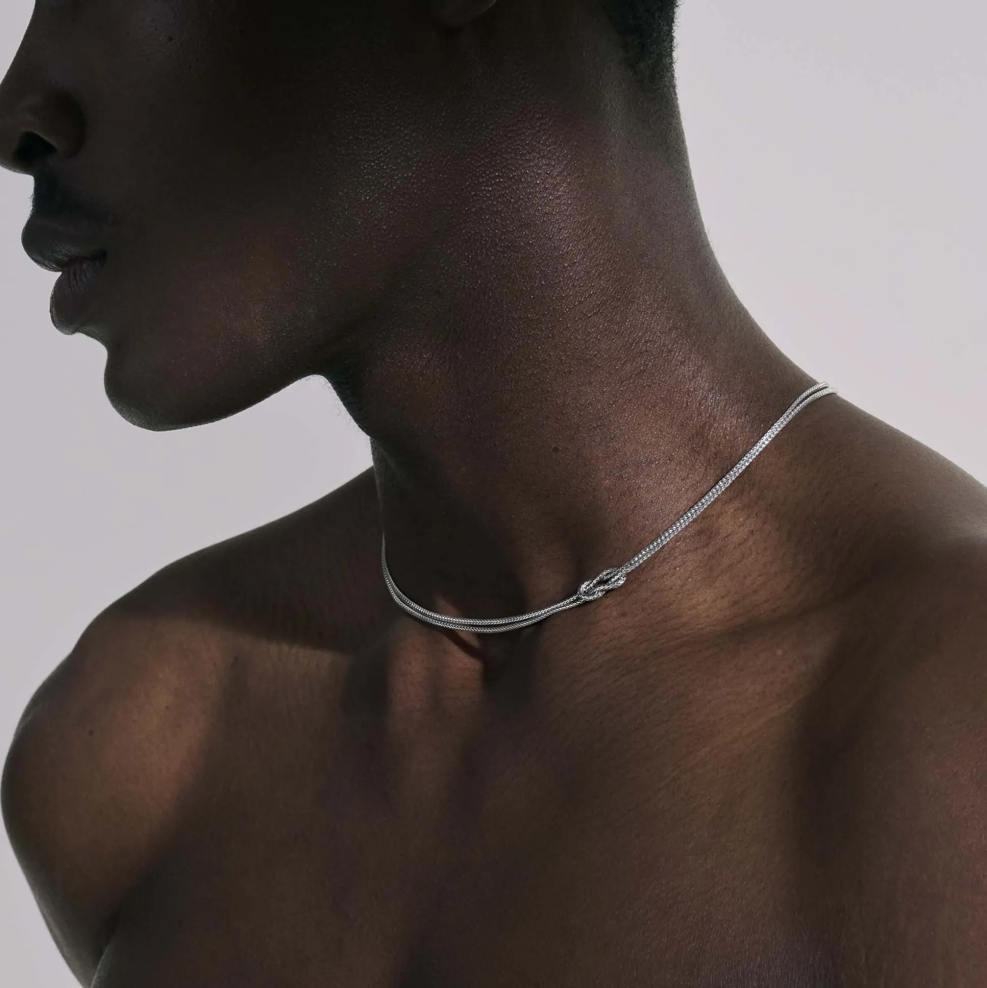 Women John Hardy Layering^Love Knot Convertable Necklace, Gold, 1.8Mm