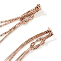 Women John Hardy Drops^Love Knot Drop Earring, Rose Gold