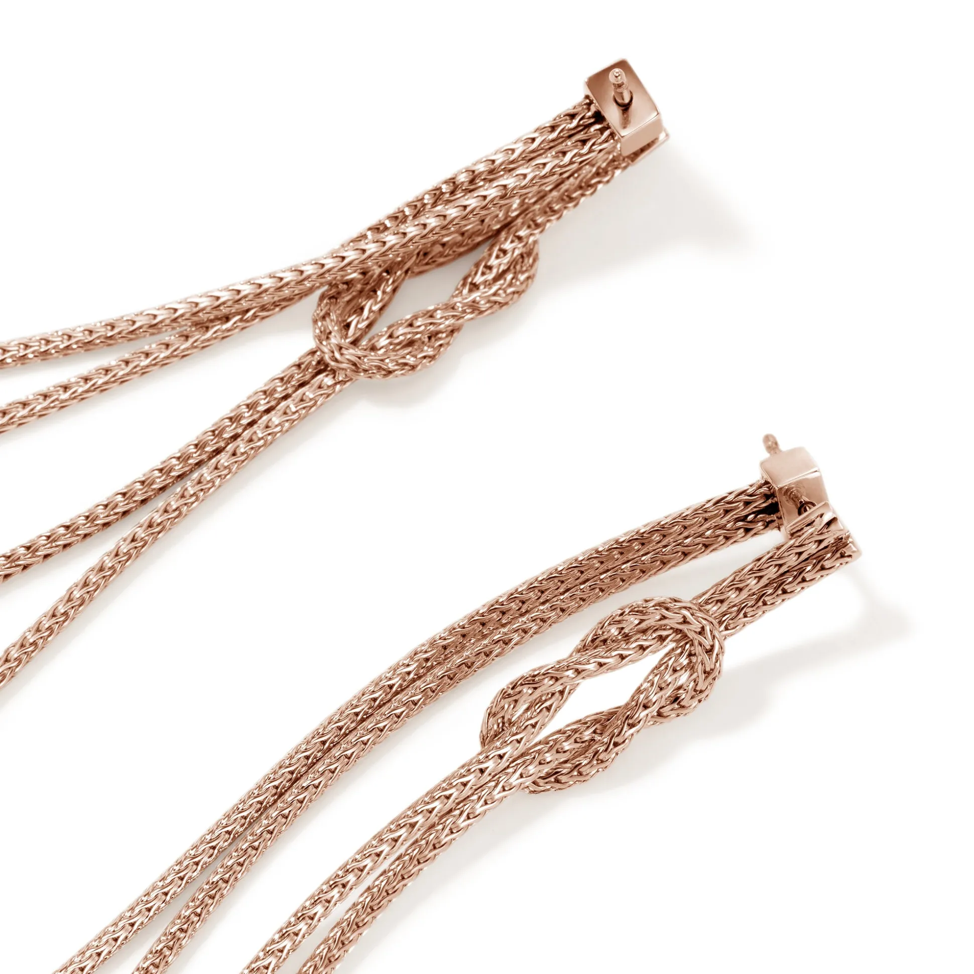 Women John Hardy Drops^Love Knot Drop Earring, Rose Gold