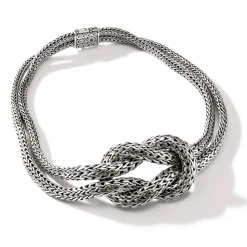 Women John Hardy Statement^Love Knot Necklace, Sterling Silver, 11.5Mm