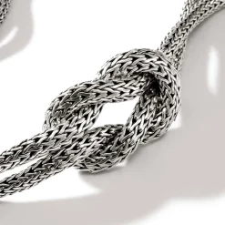 Women John Hardy Statement^Love Knot Necklace, Sterling Silver, 11.5Mm