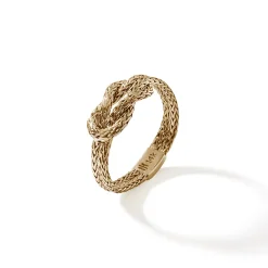 Women John Hardy Soft^Love Knot Ring, Sterling Silver, 2.5Mm
