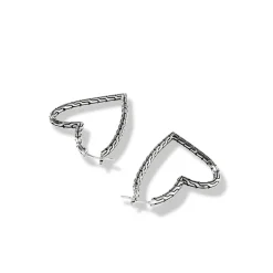 Women John Hardy Hoops^Manah Hoop Earring, Sterling Silver