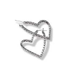 Women John Hardy Hoops^Manah Hoop Earring, Sterling Silver