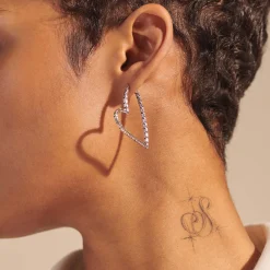 Women John Hardy Hoops^Manah Hoop Earring, Sterling Silver