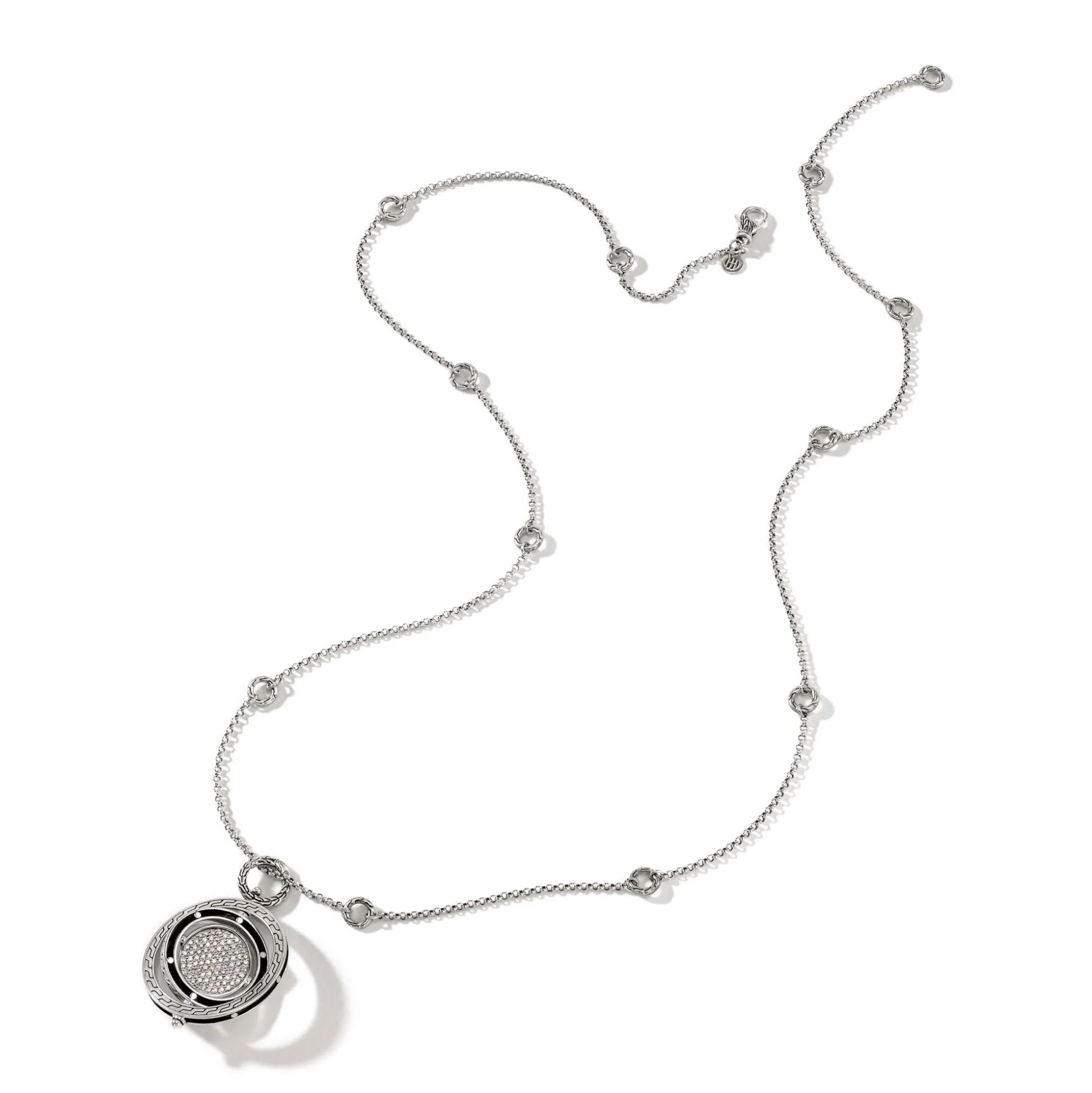 Women John Hardy Pendants^Moon Door Necklace, Sterling Silver, Diamonds