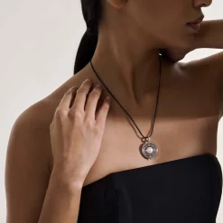Women John Hardy Pendants^Moon Door Necklace, Sterling Silver, Pearl