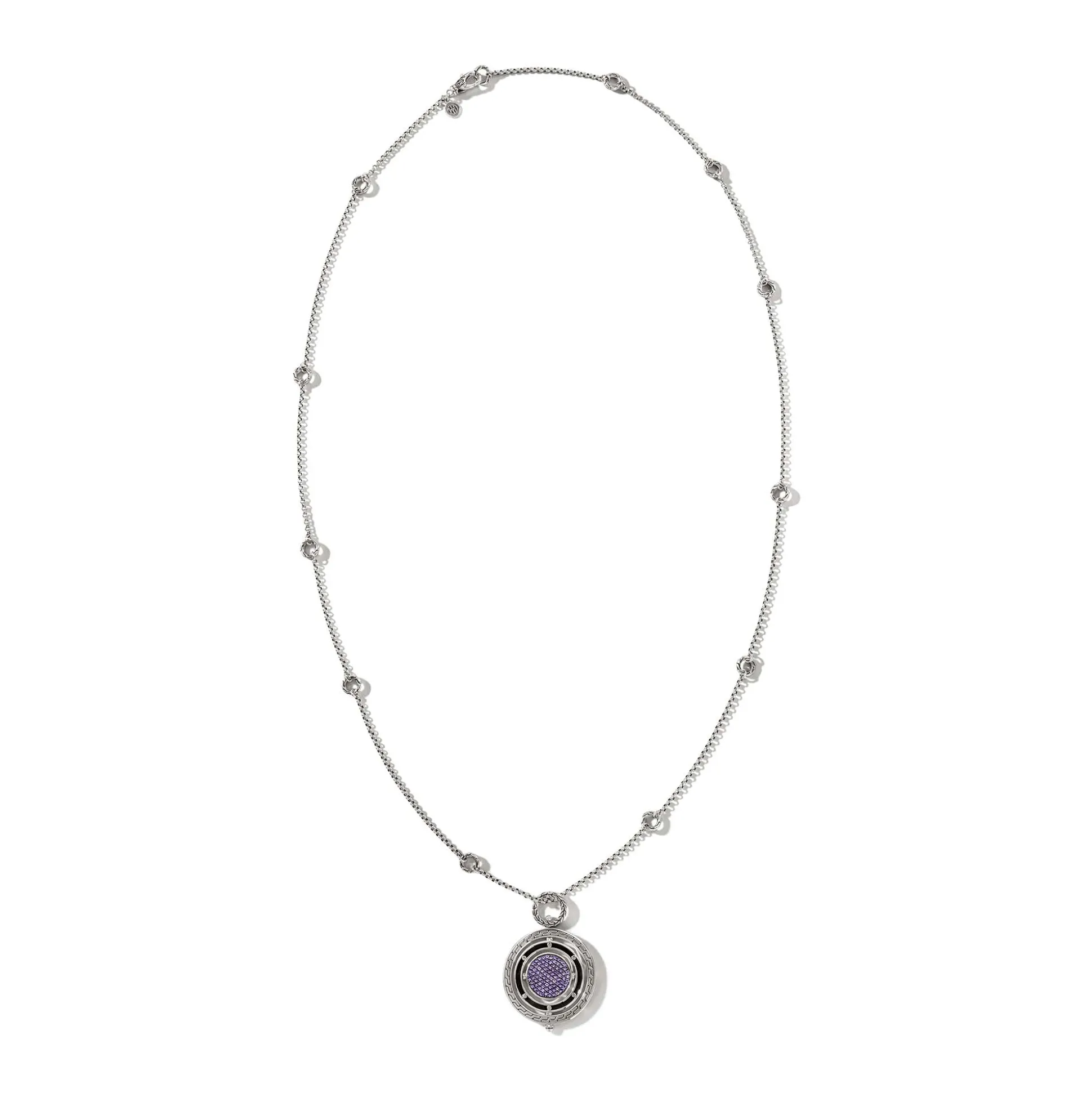 Women John Hardy Pendants^Moon Door Necklace, Sterling Silver, Pave