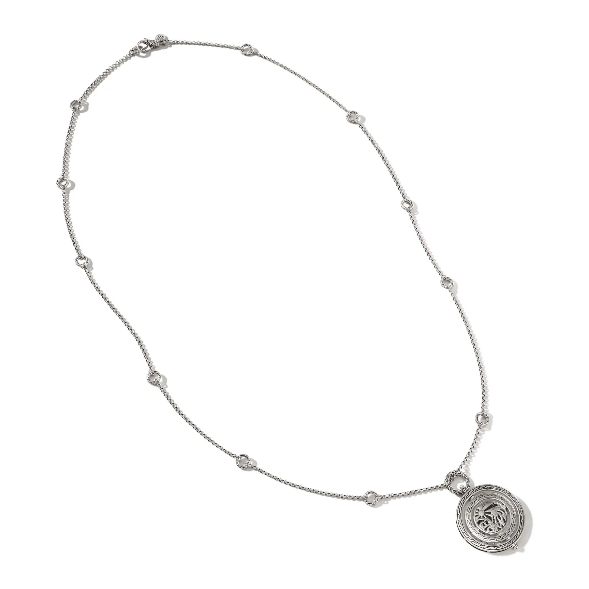 Women John Hardy Pendants^Moon Door Necklace, Sterling Silver, Pave