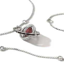 Women John Hardy Pendants^Moon Door Necklace, Sterling Silver, Pave
