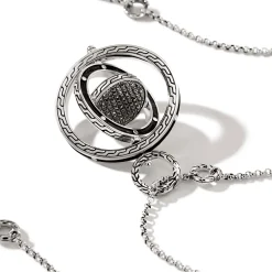 Women John Hardy Pendants^Moon Door Necklace, Sterling Silver, Pave