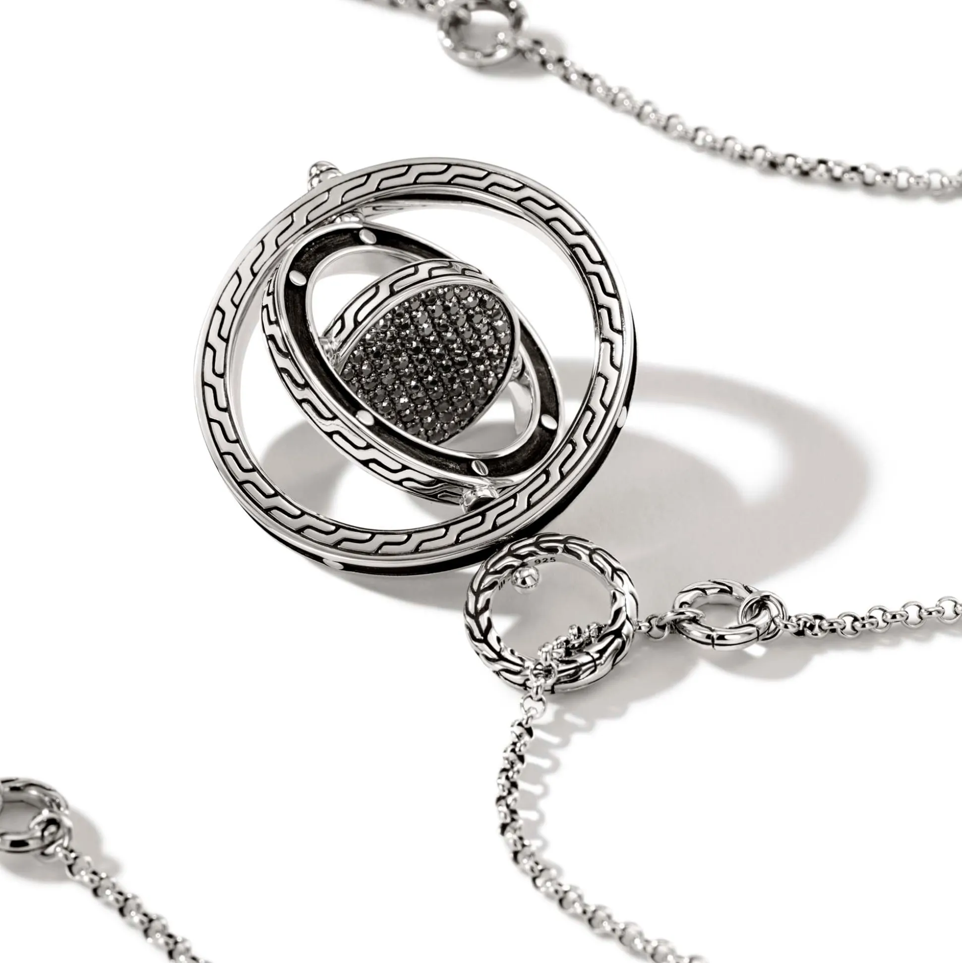 Women John Hardy Pendants^Moon Door Necklace, Sterling Silver, Pave