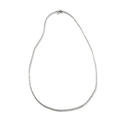 Men John Hardy Chains^Naga Box Chain Necklace, Silver, 2.7Mm