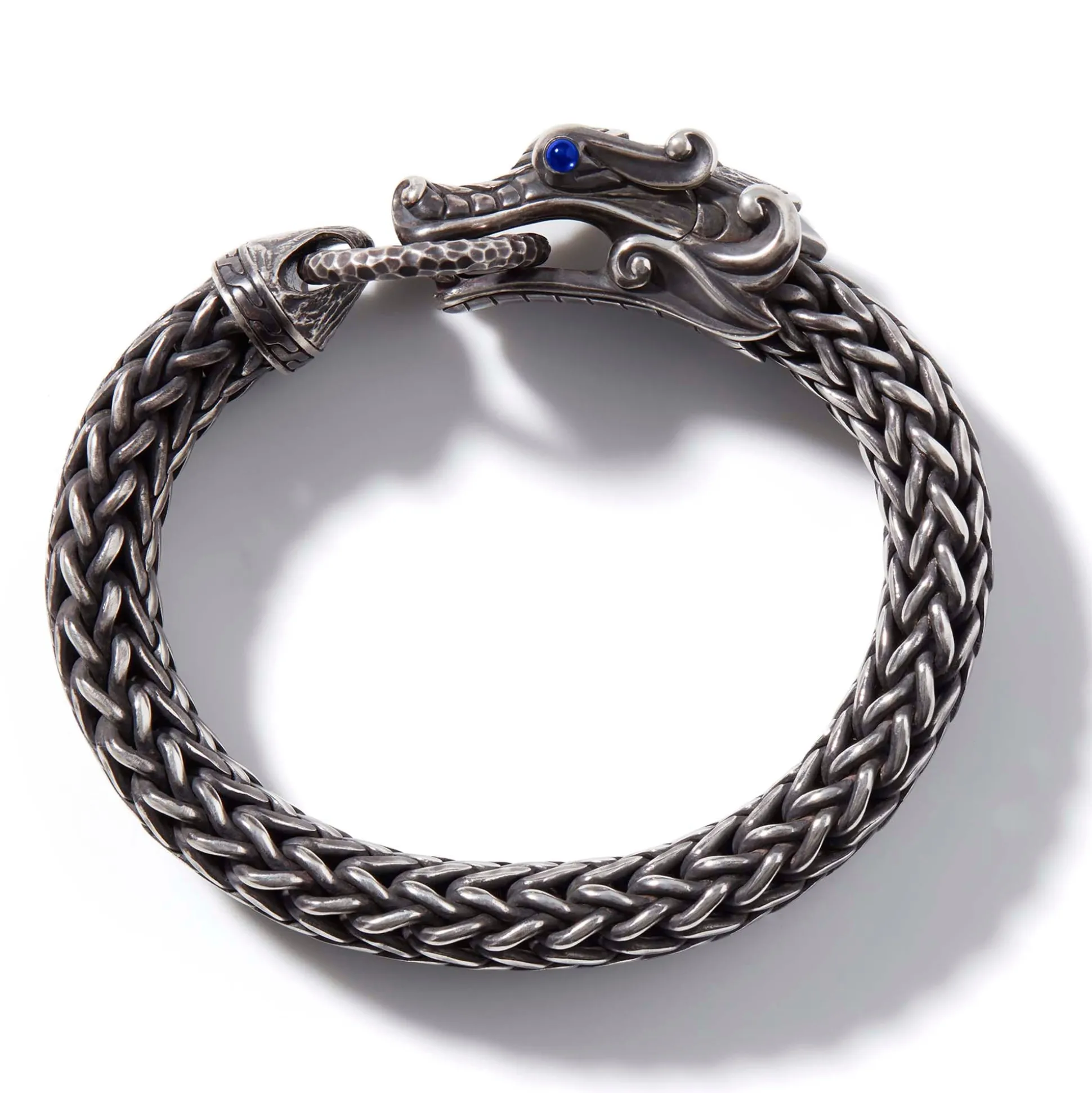 Men John Hardy Chains^Naga Bracelet, Dark Silver, 15Mm