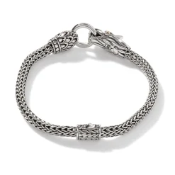Men John Hardy Chains^Naga Bracelet, Sterling Silver, Gold, 5Mm