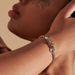 Women John Hardy Chains^Naga Bracelet, Sterling Silver, 7Mm