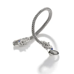 Women John Hardy Chains^Naga Bracelet, Sterling Silver, Pave, 5Mm