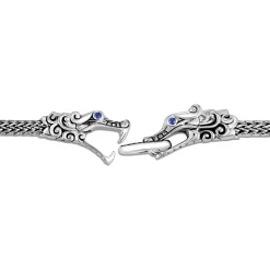 Women John Hardy Chains^Naga Bracelet, Sterling Silver, Pave, 5Mm