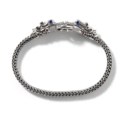 Women John Hardy Chains^Naga Bracelet, Sterling Silver, Pave, 5Mm