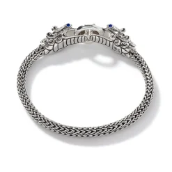 Women John Hardy Chains^Naga Bracelet, Sterling Silver, Pave, 5Mm