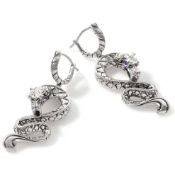 Women John Hardy Statement^Naga Drop Earring, Sterling Silver