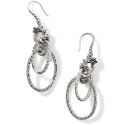 Women John Hardy Statement^Naga Drop Earring, Sterling Silver