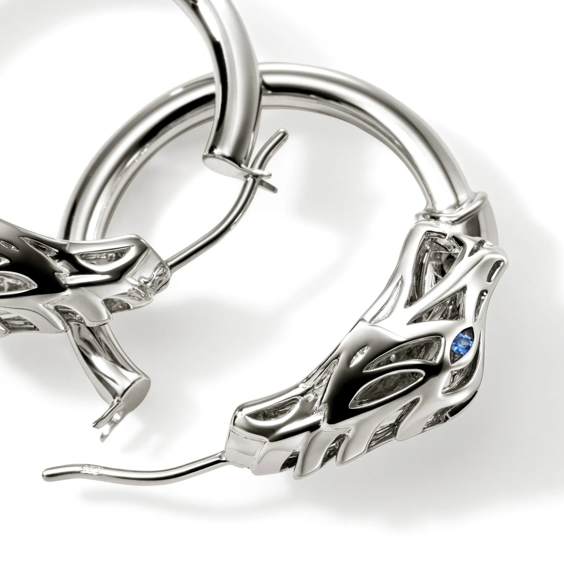 Women John Hardy Hoops^Naga Hoop Earring, Sterling Silver
