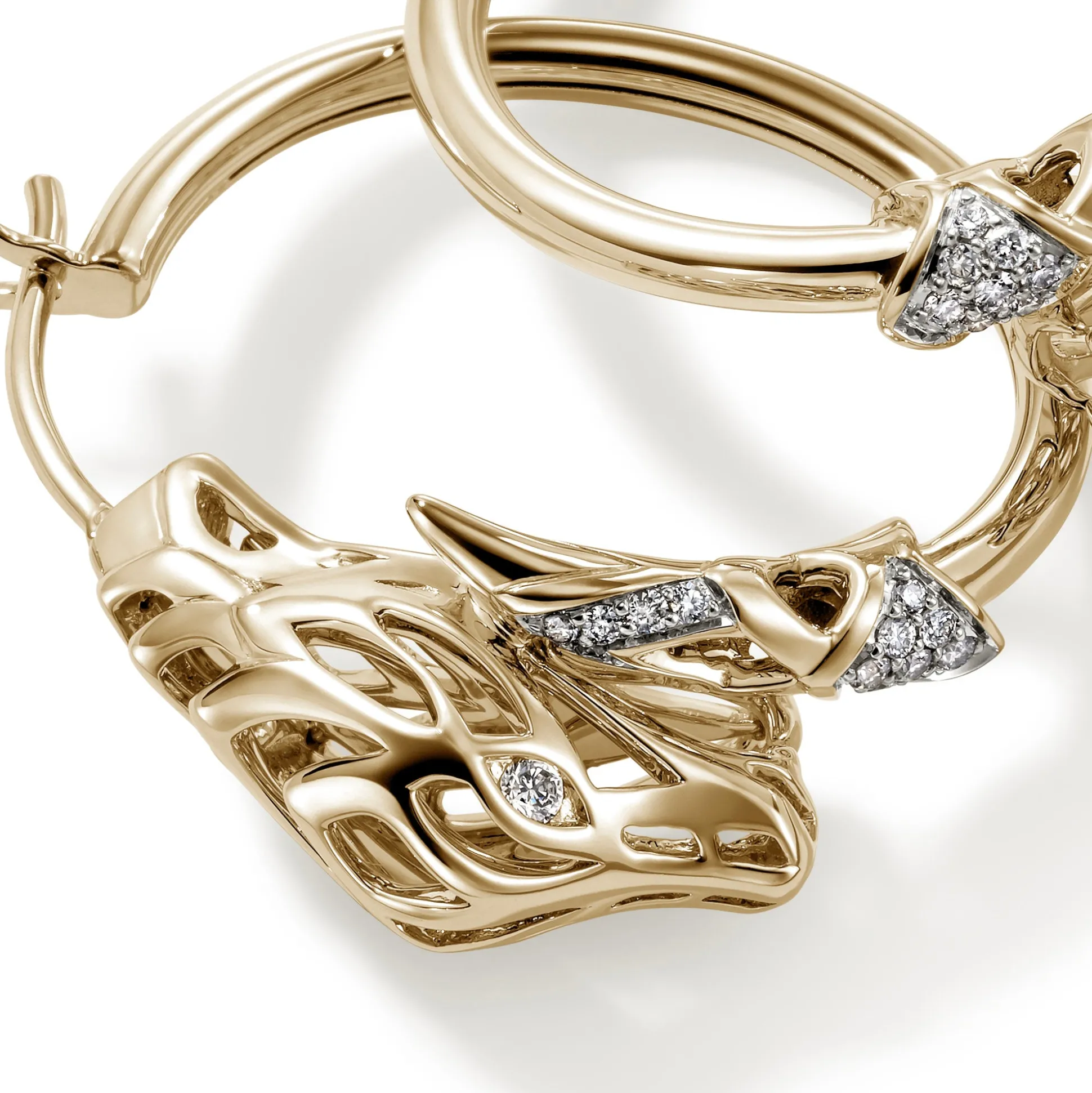 Women John Hardy Hoops^Naga Hoop Earring, Sterling Silver