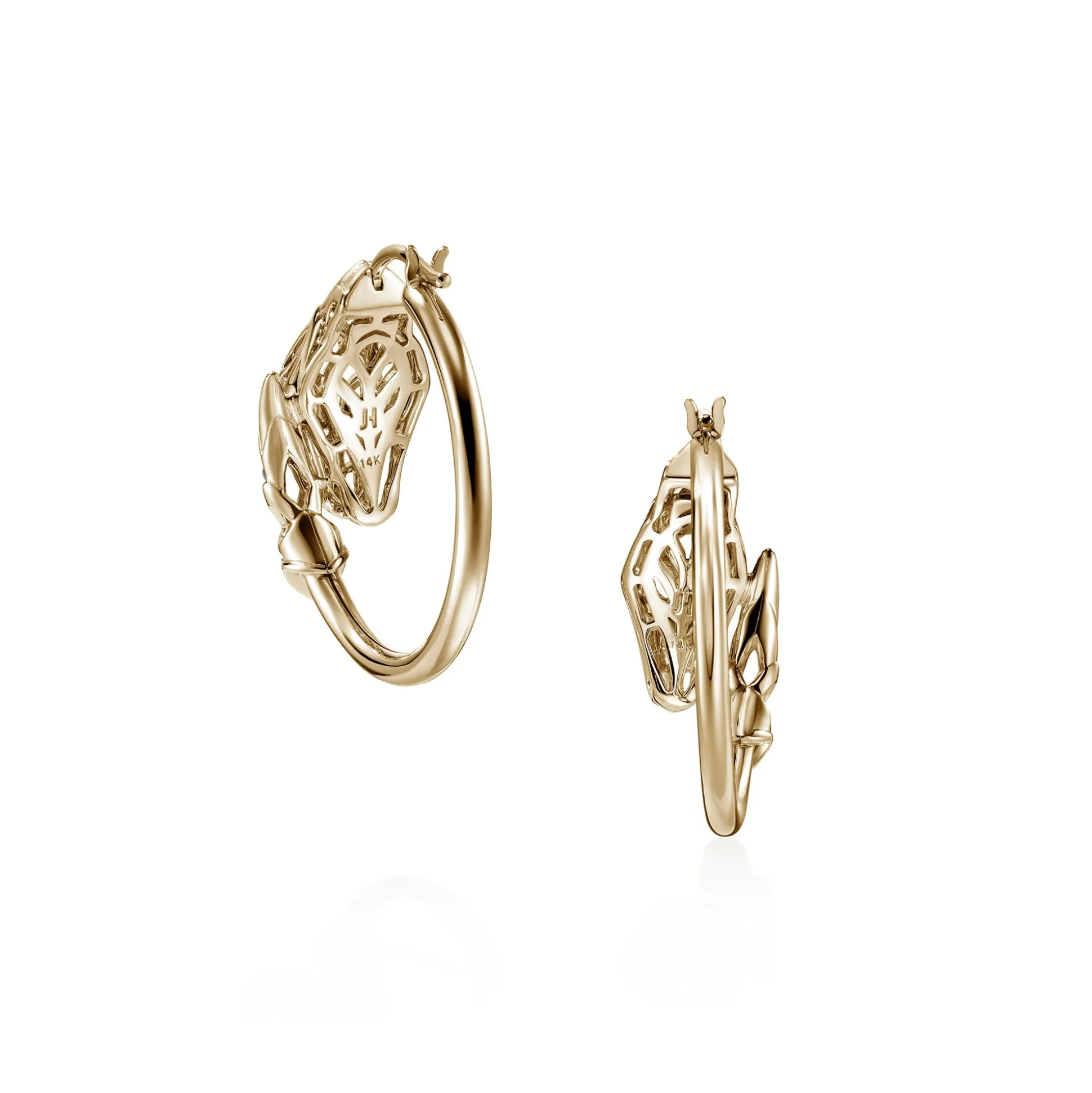 Women John Hardy Hoops^Naga Hoop Earring, Sterling Silver