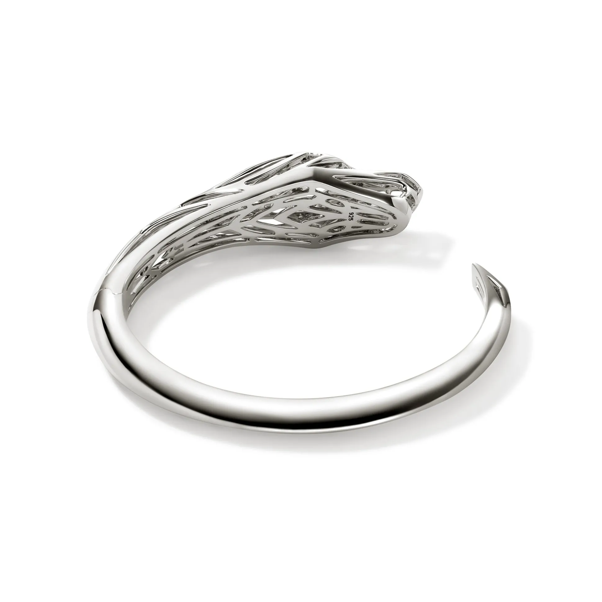 Women John Hardy Bangles & Cuffs^Naga Kick Cuff, Sterling Silver, Diamonds