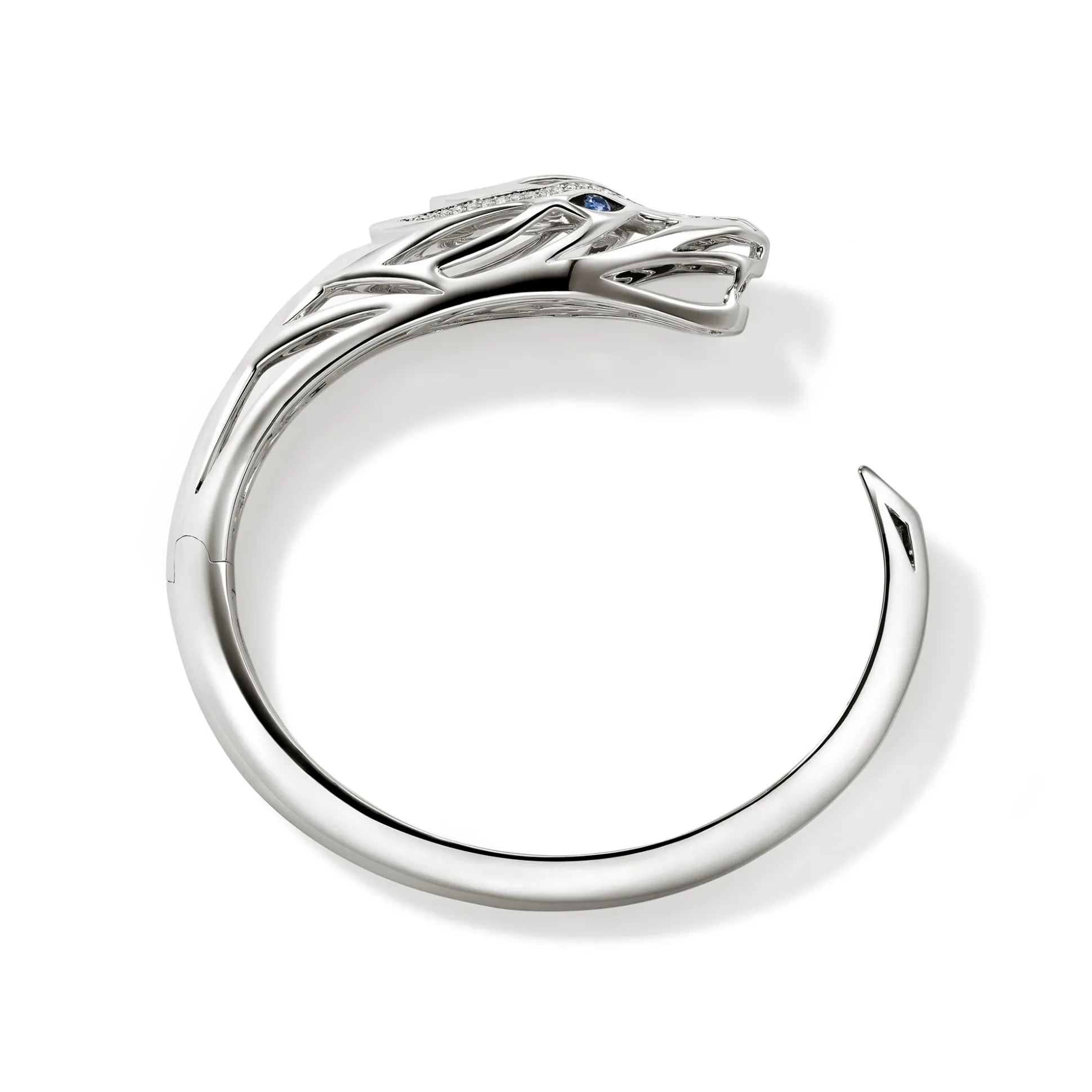Women John Hardy Bangles & Cuffs^Naga Kick Cuff, Sterling Silver, Diamonds