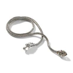 Women John Hardy Statement^Naga Lariat, Sterling Silver, Gold, 5Mm