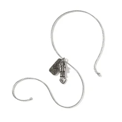 Men John Hardy Tags & Pendants^Naga Necklace, Dark Silver