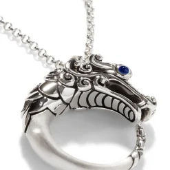 Women John Hardy Pendants^Naga Necklace, Sterling Silver, Pave