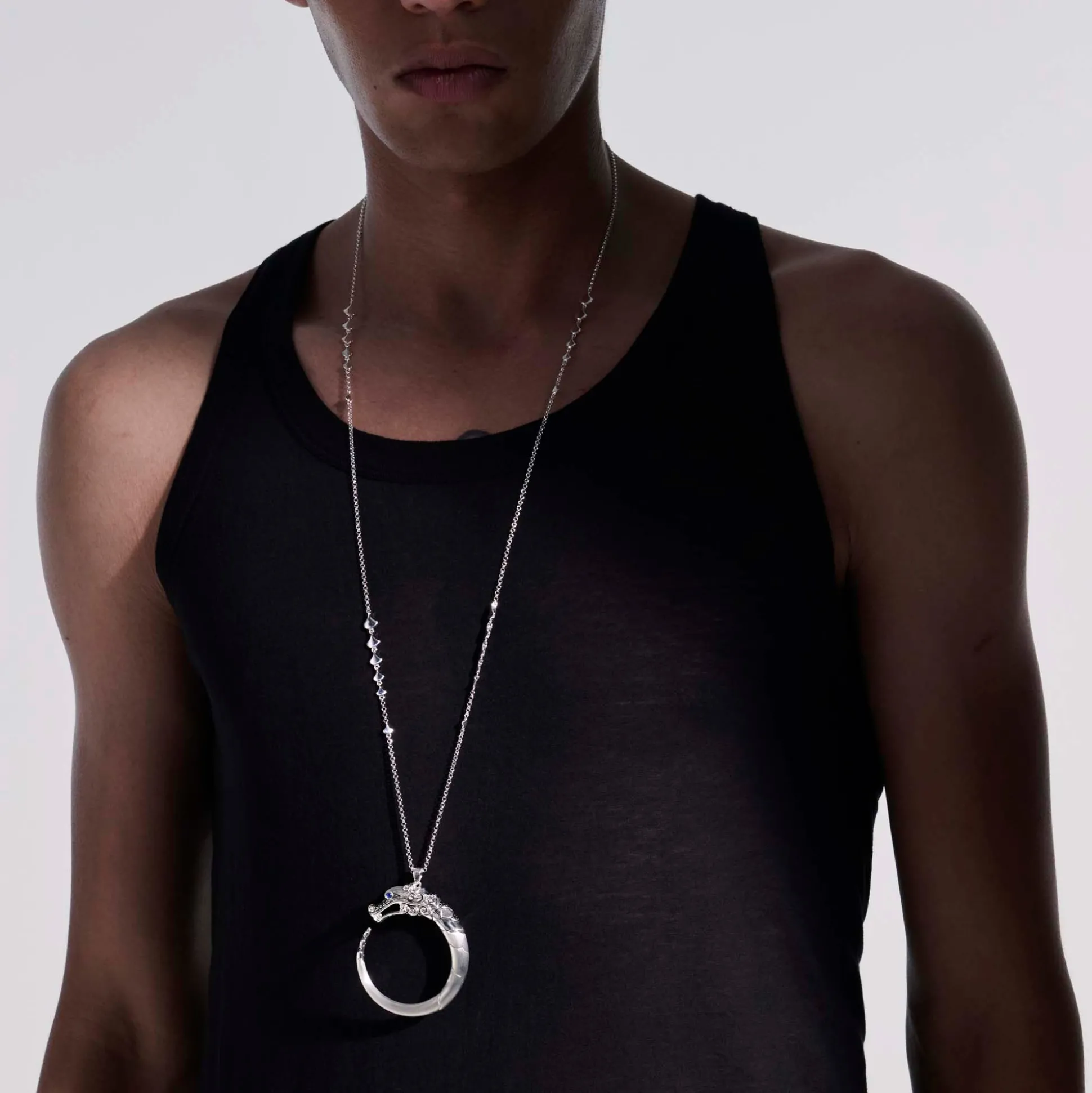 Women John Hardy Pendants^Naga Necklace, Sterling Silver, Pave
