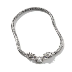 Women John Hardy Statement^Naga Necklace, Sterling Silver, 7.5Mm