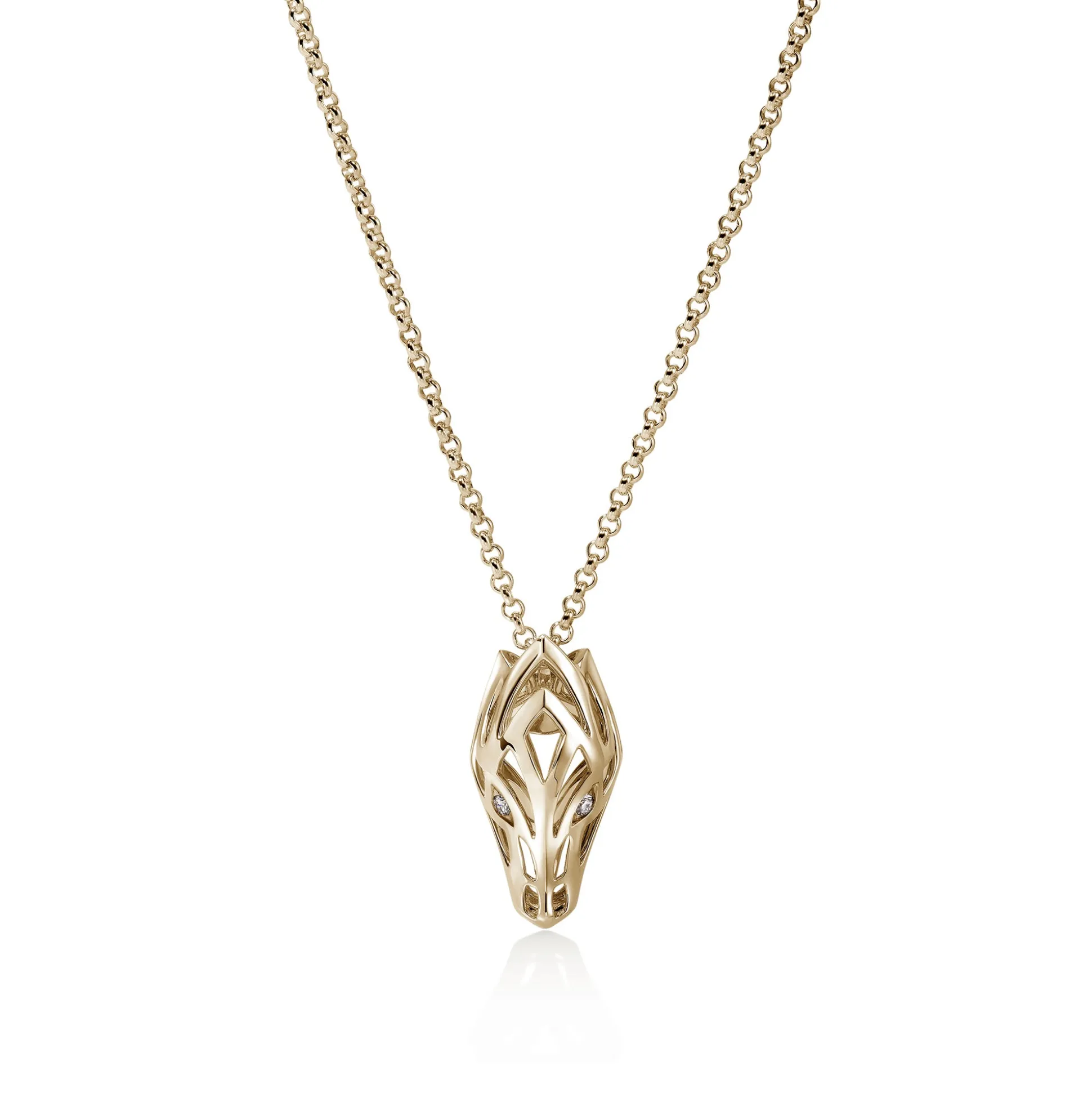 Men John Hardy Tags & Pendants^Naga Pendant Necklace, Gold