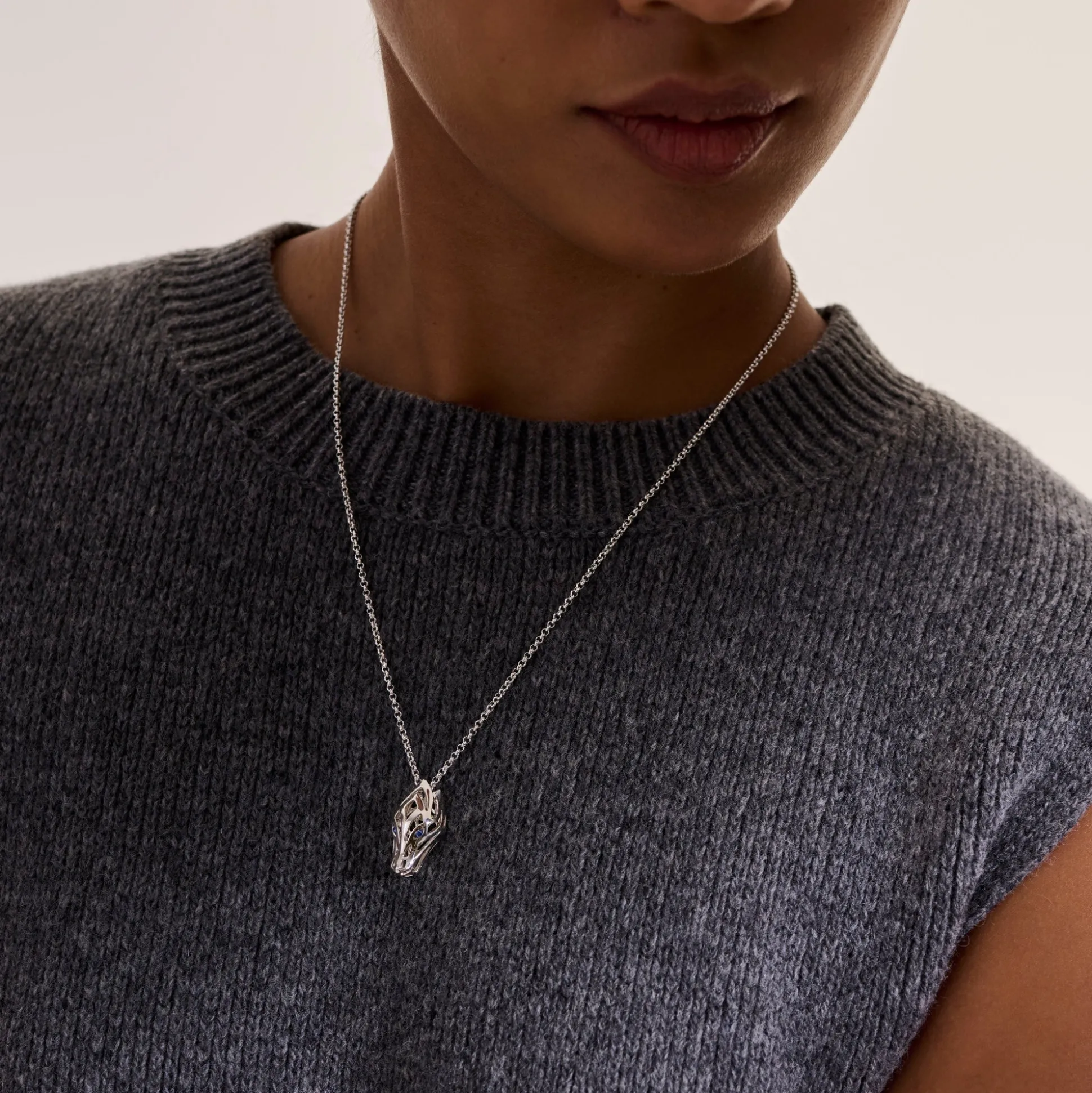 Men John Hardy Tags & Pendants^Naga Pendant Necklace, Gold
