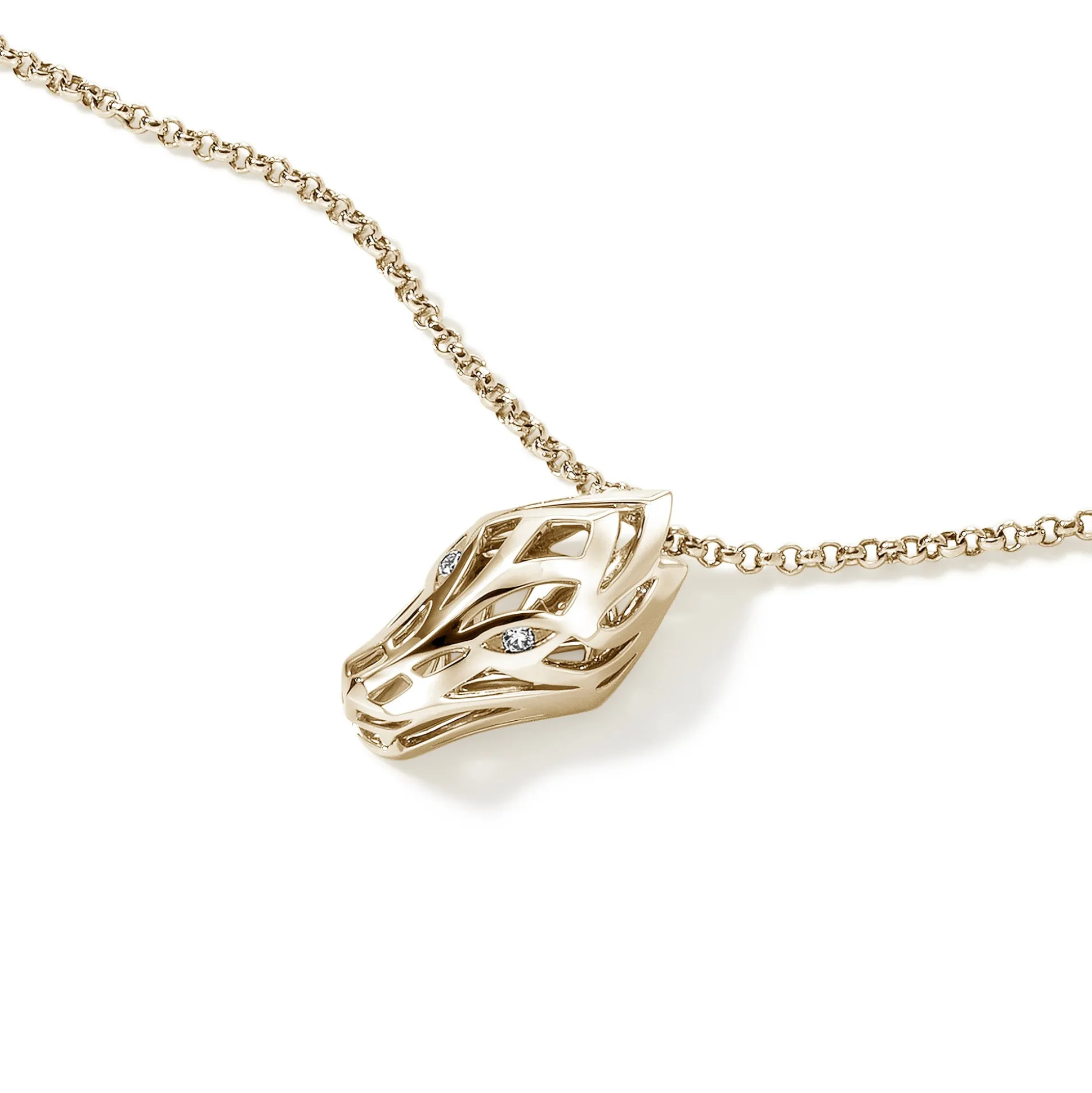Men John Hardy Tags & Pendants^Naga Pendant Necklace, Gold