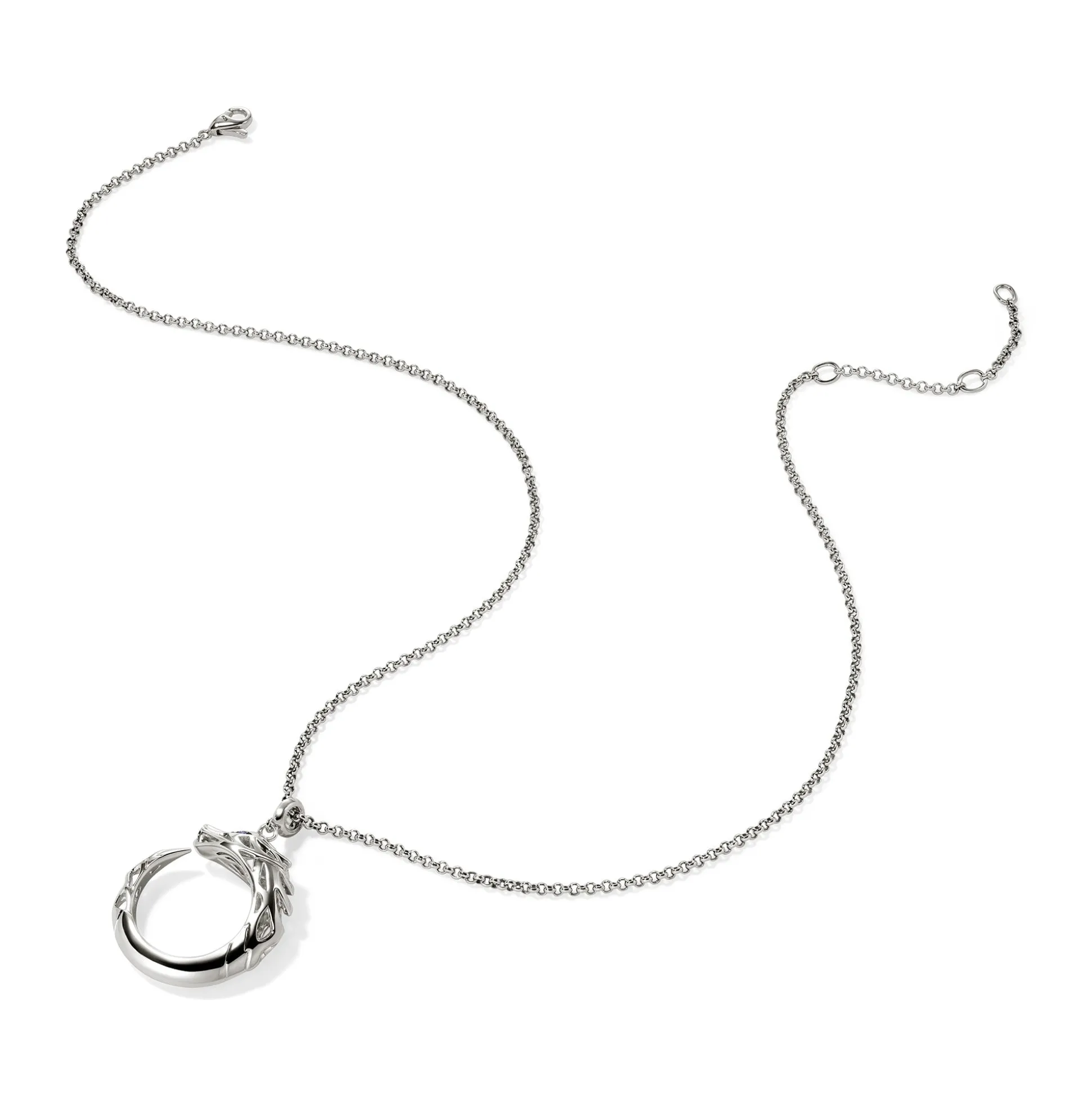 Men John Hardy Tags & Pendants^Naga Pendant Necklace, Sterling Silver
