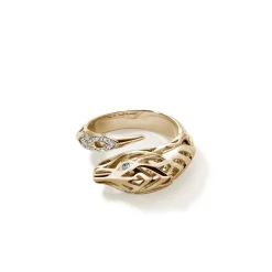 Men John Hardy Bands^Naga Ring, Gold