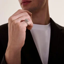 Men John Hardy Bands^Naga Ring, Gold