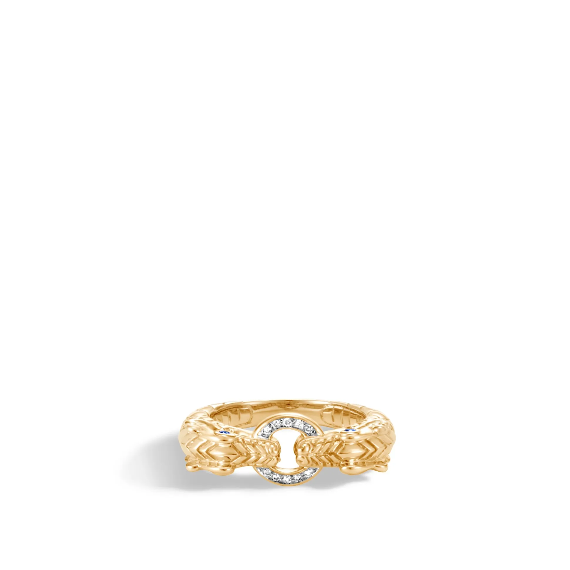 Women John Hardy Bands^Naga Ring, Gold, Diamonds