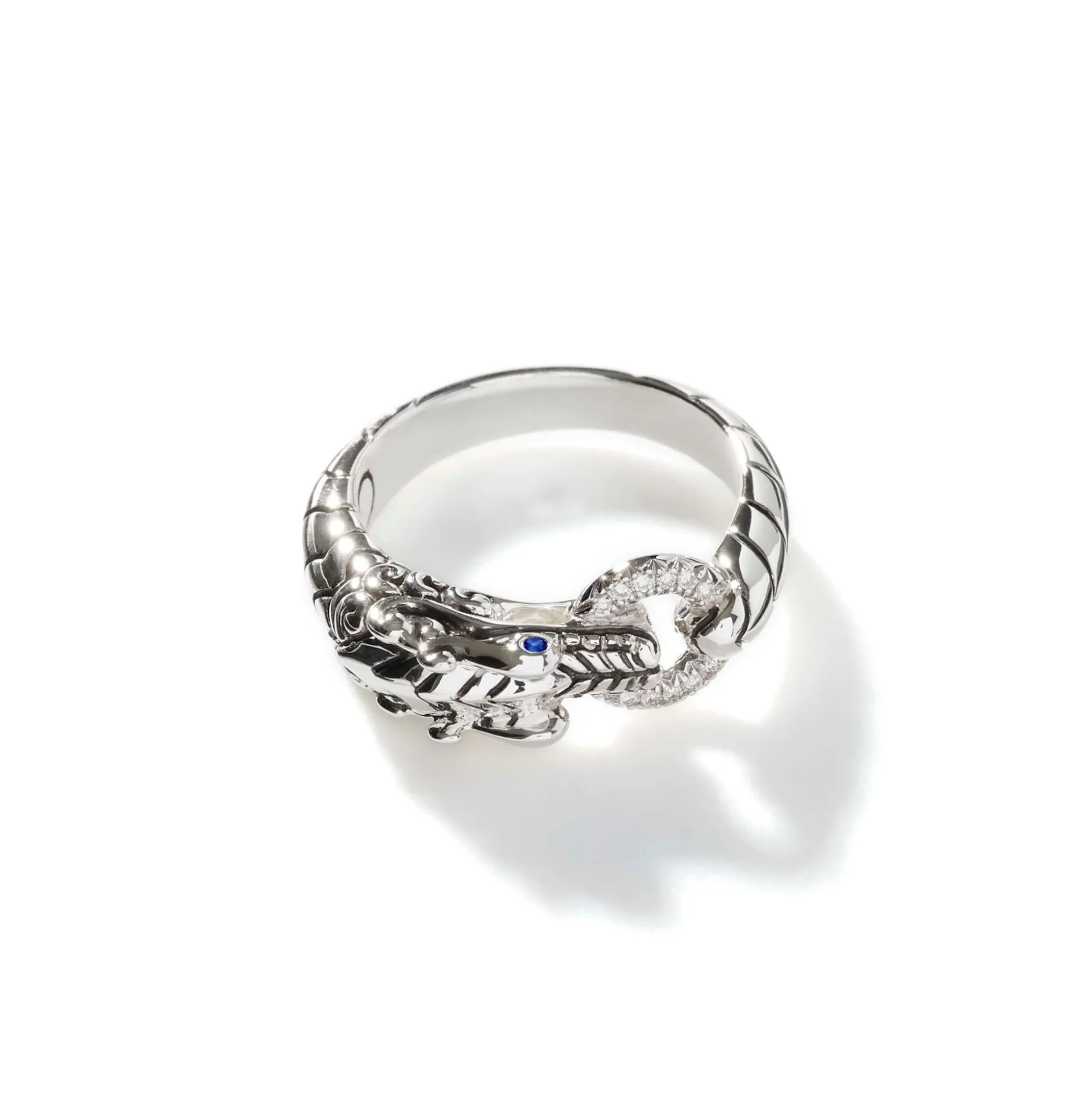 Women John Hardy Bands^Naga Ring, Sterling Silver, Diamonds