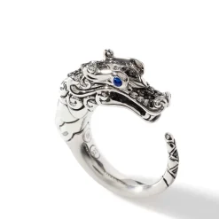 Women John Hardy Statement^Naga Ring, Sterling Silver, Pave