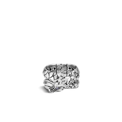 Men John Hardy Bands^Naga Ring, Sterling Silver